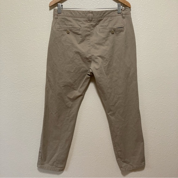 Bonobos MEN’S Slim Fit Flat Front Cotton Chino Pants (33x30) Beige - Picture 2 of 16